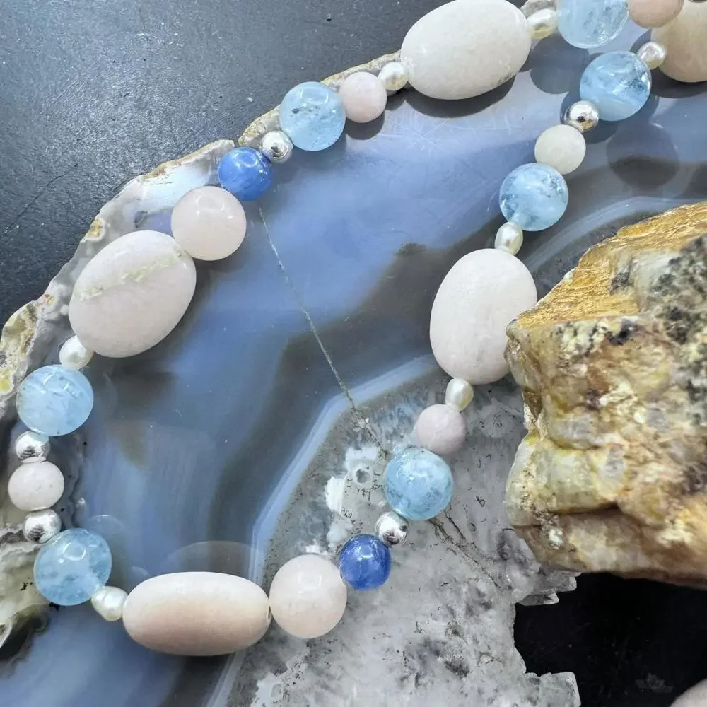 Carolyn Pollack Sterling Silver Beach Tone Multi Gemstone 23